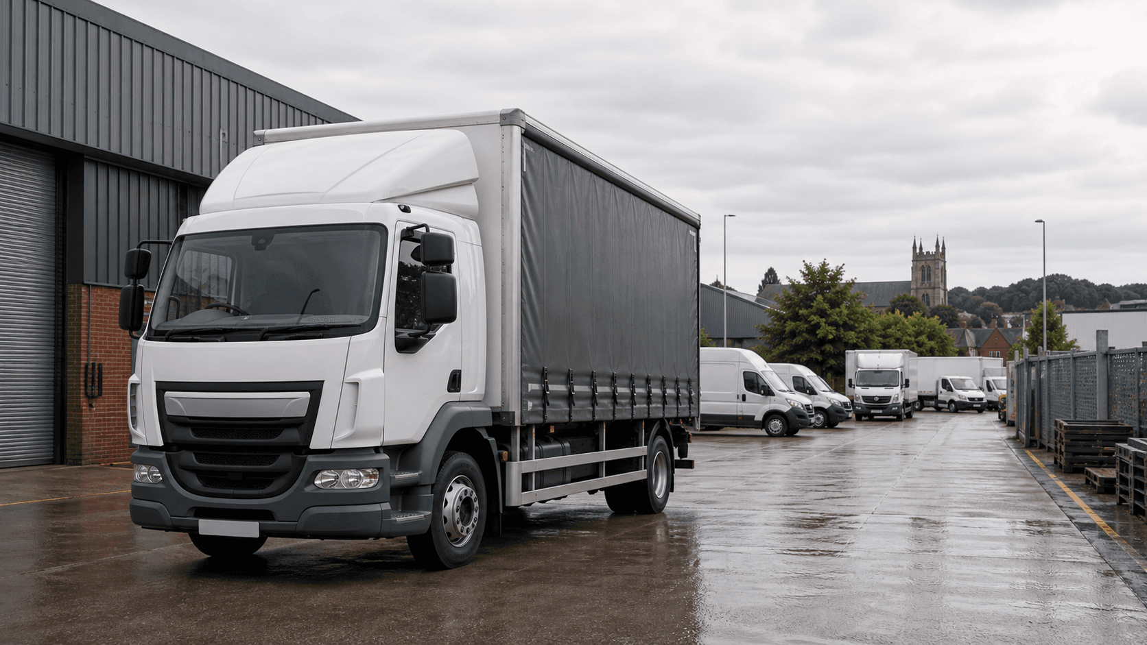 Self-drive truck ready for practical haulage work in Loughborough