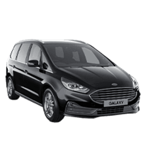 Ford Galaxy 7 seater automatic in the Loughborough fleet
