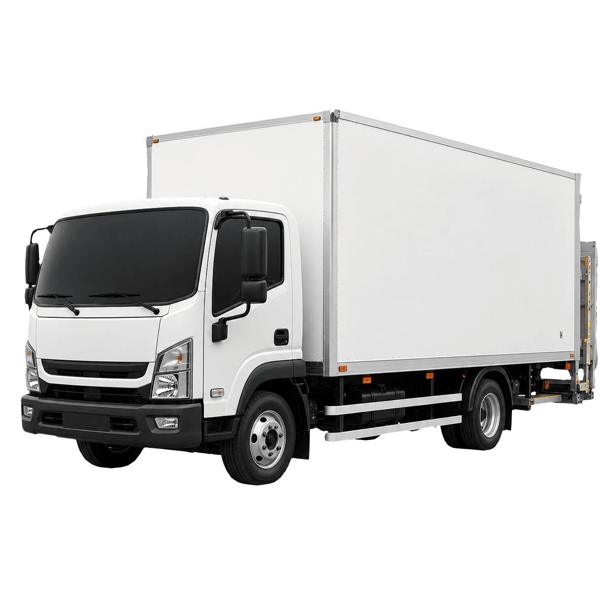 7.5 tonne box truck with tail lift for Loughborough work