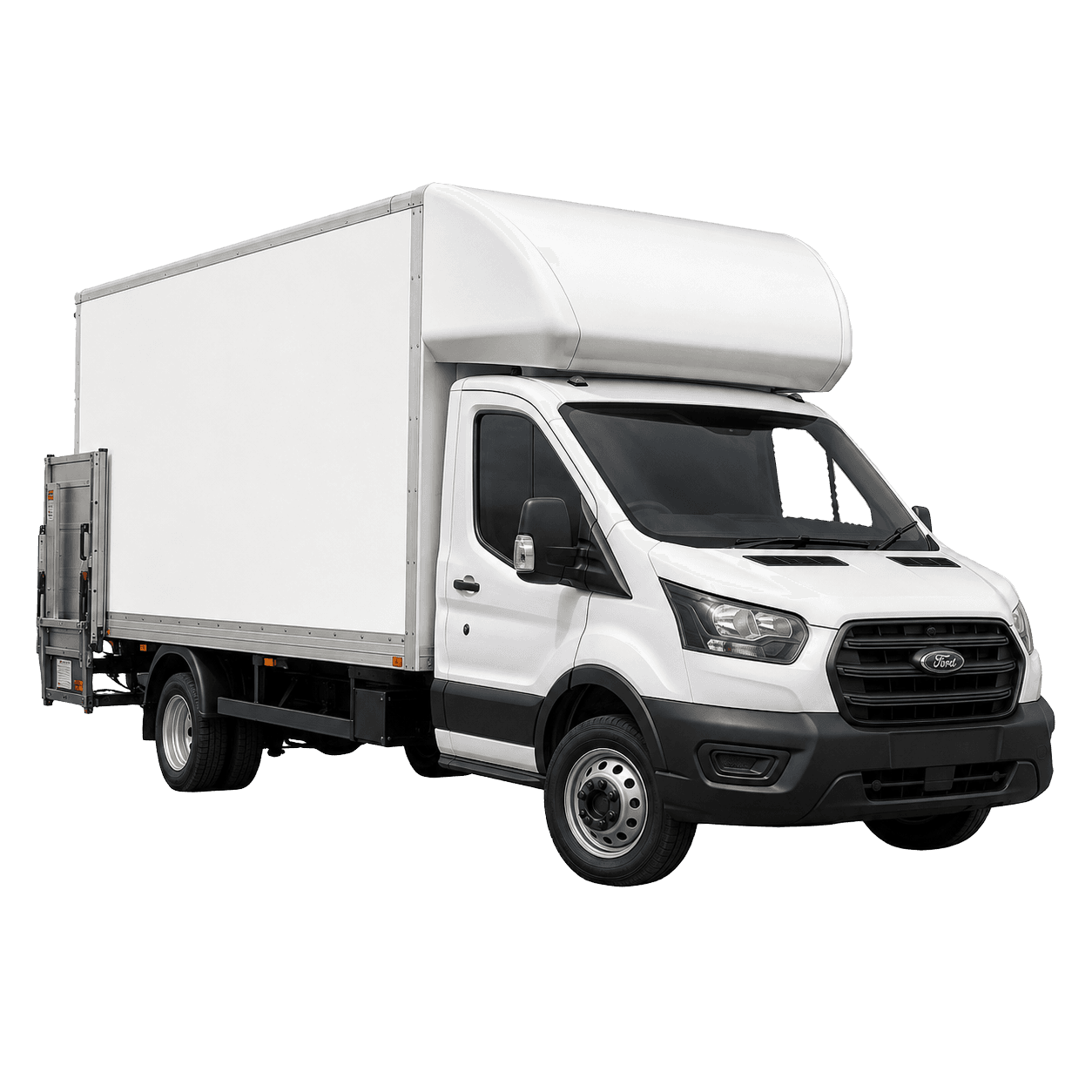 Luton box van with tail lift for moves in Loughborough